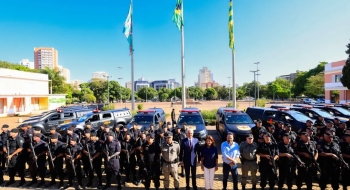 Caiado recebe nova turma do curso da Rotam